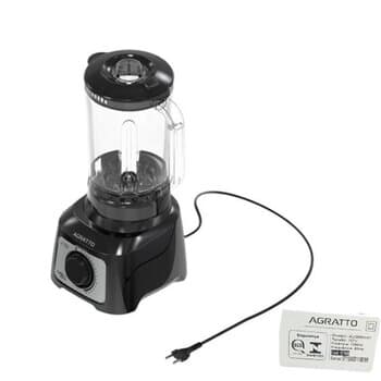 LIQUIDIFICADOR RESIDENCIAL 03,2LT TURBO-15 110V1200W-CONSUMO ALTA ROTAÇĂO VENTISOL AGRATTO ALIQ05N-01 - COPO PL CRISTAL